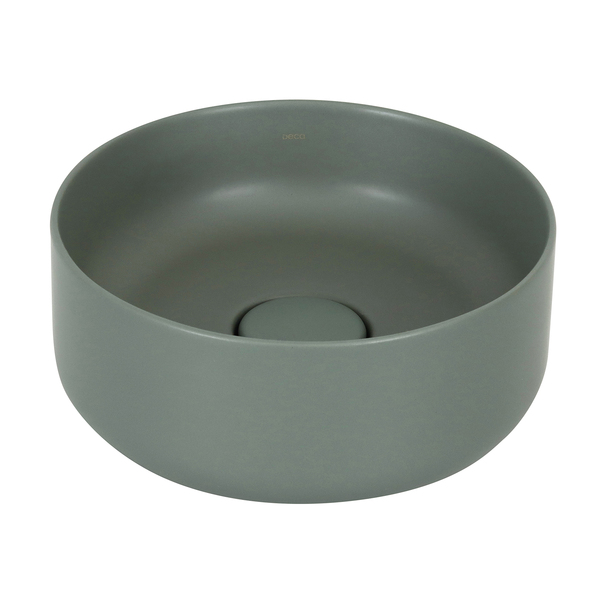 Cuba para Banheiro de Apoio Louça Redonda Salvia 30cm Slim Deca