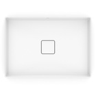 Cuba para Banheiro de Apoio Louça Retangular Branca 51x36cm Terra Roca