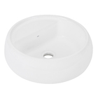 Cuba para Banheiro de Apoio em Porcelana Redonda 40cm Branca Bold Deca