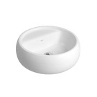 Cuba para Banheiro de Apoio Porcelana Redonda 40cm com Válvula e Deck Branca Bold Deca