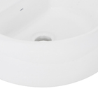 Cuba para Banheiro de Apoio em Porcelana Redonda 40cm Branca Bold Deca