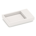 Cuba para Banheiro de Sobrepor Louça Retangular Beige 60X38cm Horizon Roca