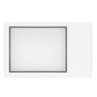 Cuba para Banheiro de Sobrepor Louça Retangular Branca 60X38cm Horizon Roca