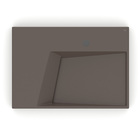 Cuba para Banheiro de Sobrepor Louça Retangular Cafe 60x42cm com Mesa Horizon Roca