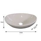 Cuba Para Banheiro Em Louça 32x41cm Bali Cozimax Branco