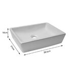 Cuba Para Banheiro Em Louça 39,5x31cm Línea Cozimax Branco