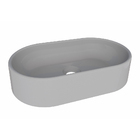 Cuba Para Banheiro Em Mármore Sintético 43x25 Cm Nimbus Cinza