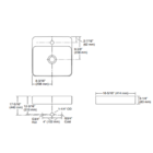 Cuba Para Banheiro Kohler Vox De Sobrepor Retangular Com Mesa