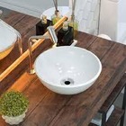 Cuba Para Banheiro Manplex 2208 Redonda 32x32cm Branca