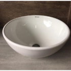 Cuba Para Banheiro Manplex 2208 Redonda 32x32cm Branca