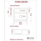 Cuba Para Banheiro Q32w Compace Azul Turquesa
