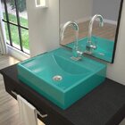 Cuba Para Banheiro Q39w Ravena Compace Azul Turquesa