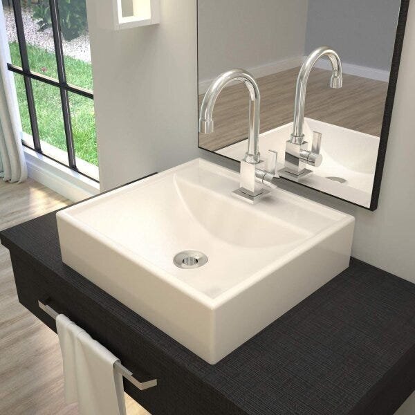 Cuba Para Banheiro Q39w Ravena Compace Bege