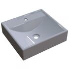 Cuba Para Banheiro Quadrada Cinza Q39 - Compace
