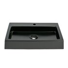 Cuba Para Banheiro Quadrada Paris Preto Fosco - Móveis Bosi