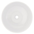 Cuba Para Banheiro Redonda Sobrepor 35x35cm Nimbus Branca - P