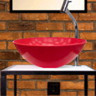 Cuba Para Banheiro Redonda Sobrepor Moderna