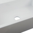 Cuba Para Banheiro Retangular Safira Branca 40x30 Cm