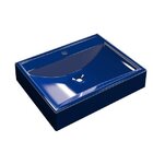 Cuba Para Banheiro Rt49w Retangular Compace Azul Escuro