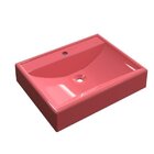 Cuba Para Banheiro Rt49w Retangular Compace Rosa