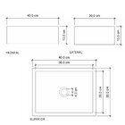 Cuba Para Banheiro Sem Apoio Para Torneira Rubi Newstone Vent