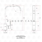Cuba Para Cozinha Com Acessórios Carajás E Torneira Misturado