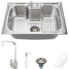 Cuba Para Cozinha Com Acessórios Carajás E Torneira Misturado