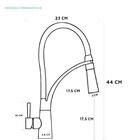 Cuba para cozinha com acessórios Potiguara e Torneira mistura