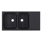 Cuba para Cozinha de Sobrepor 100x50x16 Preto Corso