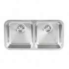 Cuba para Cozinha Dupla de Embutir 77,5x40x77,5cm Aço Inox 304 Fosco Bell Franke