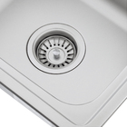 Cuba para Cozinha Dupla de Sobrepor 92x45x22,7cm Aço Inox 304 Fosco Debacco