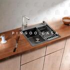 Cuba Para Cozinha Gourmet Aço Inox 304 Corubos 55x51 Cm Pingo