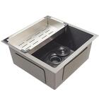 Cuba Para Cozinha Gourmet Aço Inox 304 Terena 44x44 Cm Pingoo