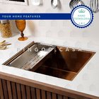 Cuba Para Cozinha Gourmet Aço Inox 304 Terena 58x45 Cm Pingoo