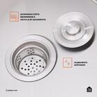 Cuba Para Cozinha Gourmet Aço Inox 304 Terena 58x45 Cm Pingoo