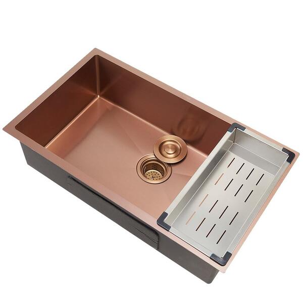 Cuba Para Cozinha Gourmet Aço Inox 304 Terena 74x44 Cm Pingoo