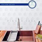 Cuba Para Cozinha Gourmet Aço Inox 304 Terena 74x44 Cm Pingoo