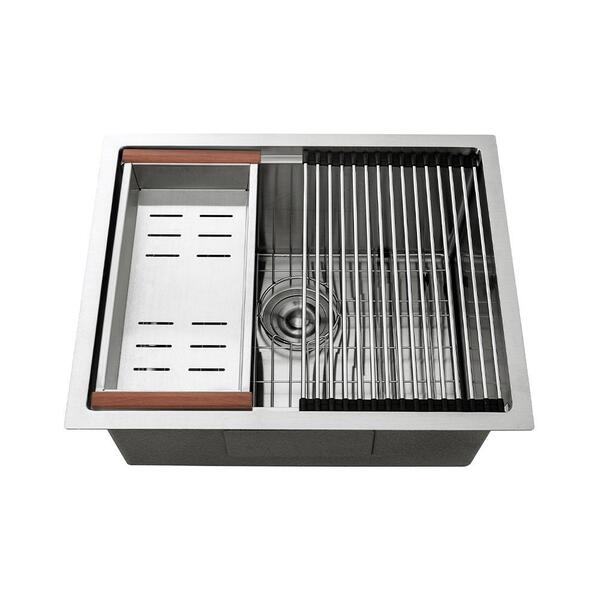 Cuba Para Cozinha Gourmet Aço Inox 304 Workstation Com Acessó