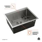 Cuba Para Cozinha Gourmet Aço Inox 304 Workstation Com Acessó