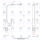 Cuba para cozinha gourmet com acessórios Guarani e Torneira m