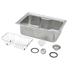 Cuba para Cozinha Gourmet de Sobrepor 66x45x21,3cm Aço Inox 304 Fosco Debacco