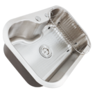 Cuba Para Cozinha Gourmet Isis Aço Inox Escovado  63x43cm