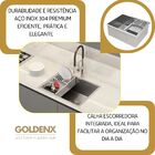 Cuba Para Cozinha Gourmet Malibú Quadrada Aço Inox 304 Com Ca