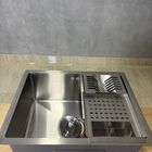 Cuba Para Cozinha Gourmet Malibú Quadrada Aço Inox 304 Com Ca