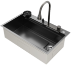 Cuba Para Cozinha Gourmet Miami Nano Black Aço Inox 304 Golde