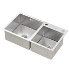Cuba Para Cozinha Gourmet Nápoles Dupla Aço Inox 304 Goldenx