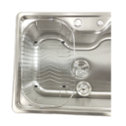 Cuba Para Cozinha Gourmet Petra Aço Inox Escovado 66x45cm