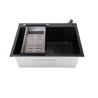 Cuba Para Cozinha Gourmet Pia Aço Inox 304 60  Cm + Torneira