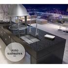 Cuba Para Cozinha Gourmet Pia Aço Inox 304 Quadrada 70cm