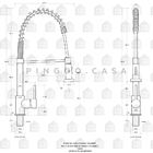 Cuba Para Cozinha Gourmet Pia Aço Inox Com Acessórios Carajás